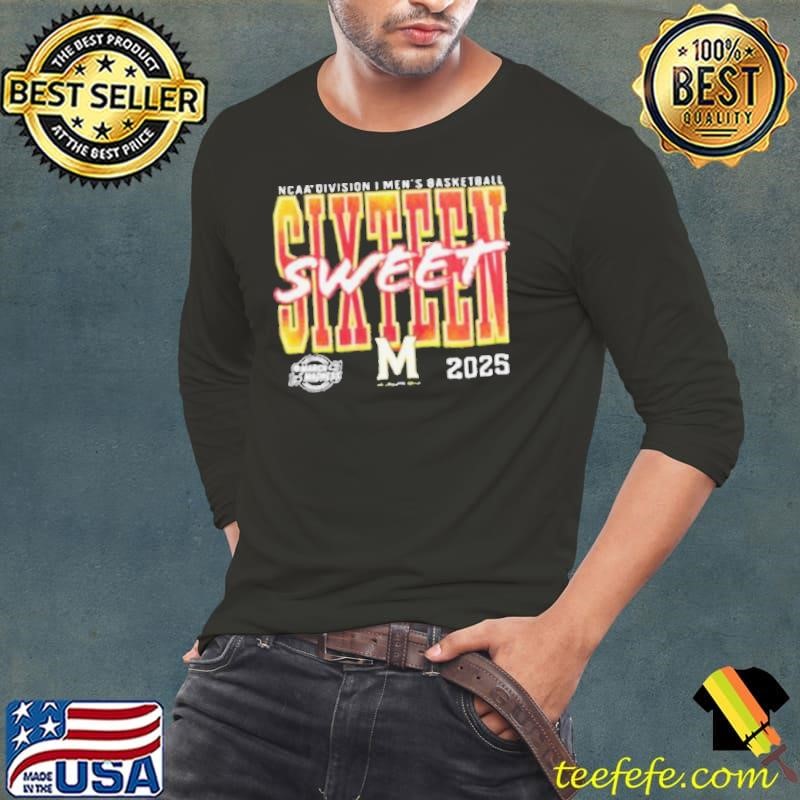 Maryland Terrapins 2025 NCAA Men’s Basketball Tournament March Madness Long Sleeve Tee