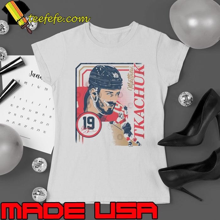 Matthew Tkachuk American professional ice hockey forward Collage Frame Ladies tee