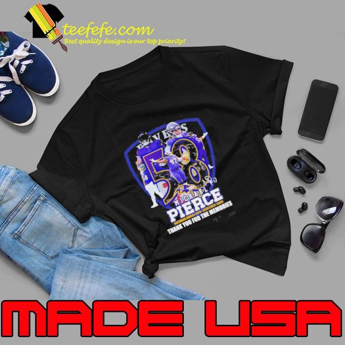 Michael Pierce Baltimore Ravens Thank You For The Memories Shirt