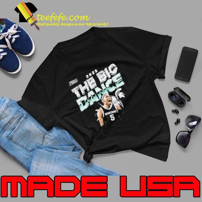 Michigan State Spartans Basketball Trejuan Holloman The Big Dance March Madness 2025 Unisex