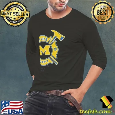Michigan Wolverines Fire Dept Firefighters shirt