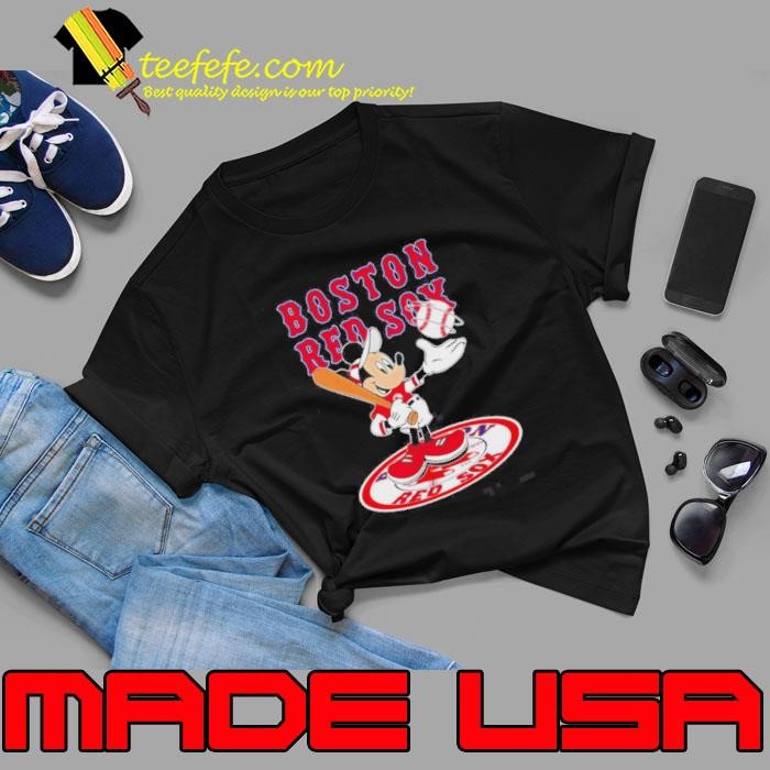 Mickey Mouse Boston Red Sox Baseball Unisex