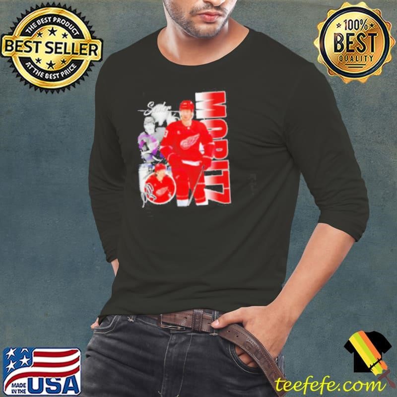 Moritz Seider Detroit Red Wings Nhl Players graphic Long Sleeve Tee
