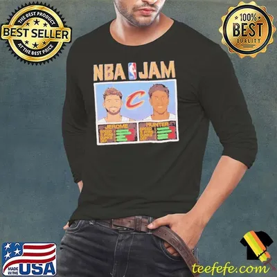 NBA Jam Cleveland Cavaliers Fanaticity Ty Jerome and De’Andre Hunter shirt
