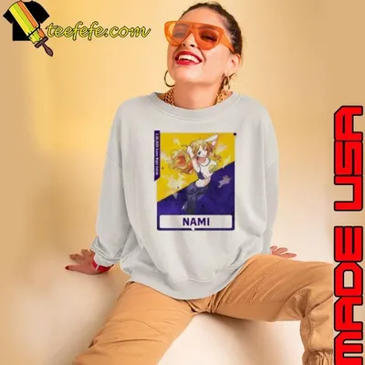 Nami Los Angeles Lakers X One Piece anime Shirt