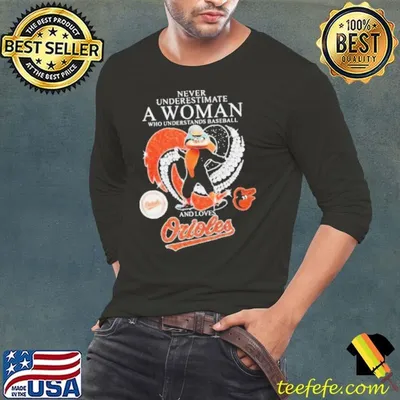 Never Underestimate A Woman Who Understands Baseball And Loves Baltimore Orioles Diamond Heart shirts