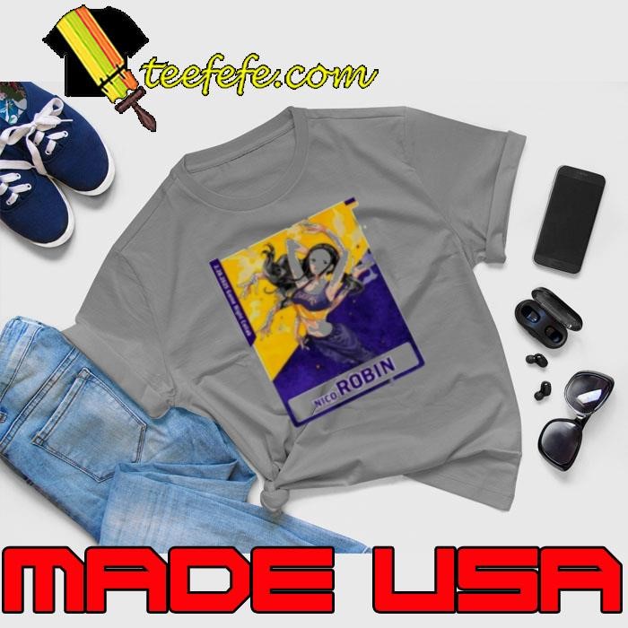 Nico Robin Los Angeles Lakers X One Piece anime Unisex