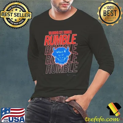Oklahoma City Thunder Rumble Stacked Repeat Shirt