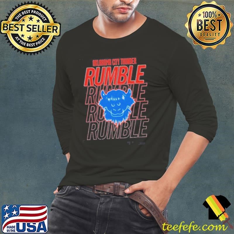 Oklahoma City Thunder Rumble Stacked Repeat Shirt