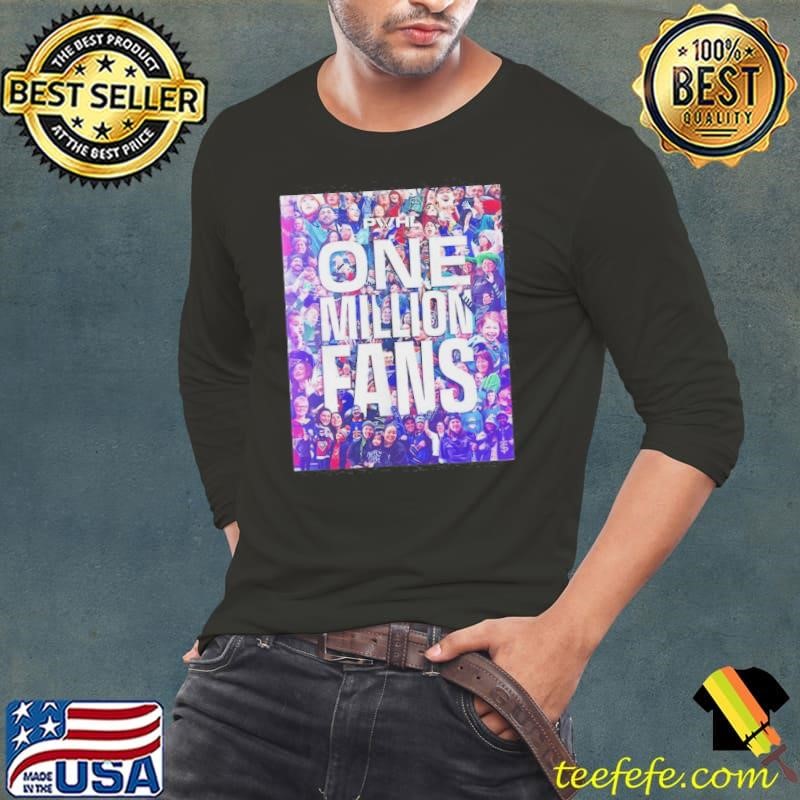 PWHL One Million Fans Long Sleeve Tee