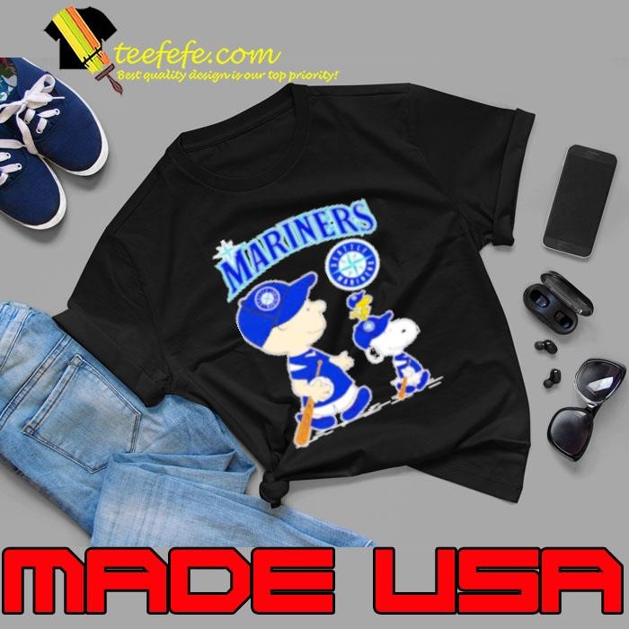 Peanuts Snoopy Charlie walking Seattle Mariners Unisex