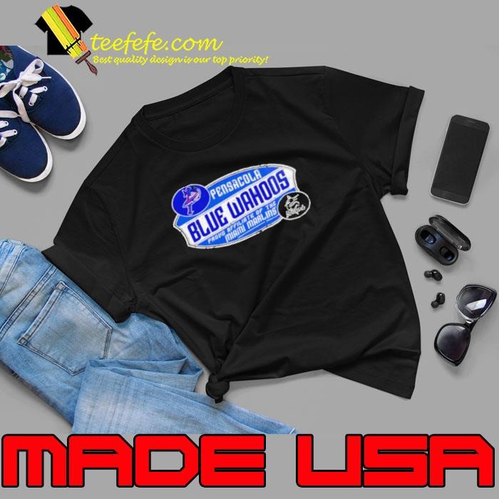 Pensacola Blue Wahoos Miami Marlins Affiliate Vintage Baseball Unisex