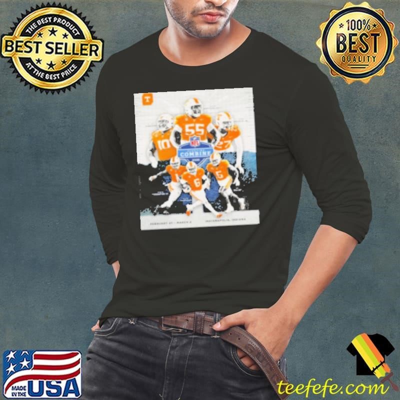 Poster Tennessee Vols Football Elijah Simmons, James Pearce Jr and Horace McCoy NFL Scouting Combine Feb 27 – Mar 2 2025 Shirt
