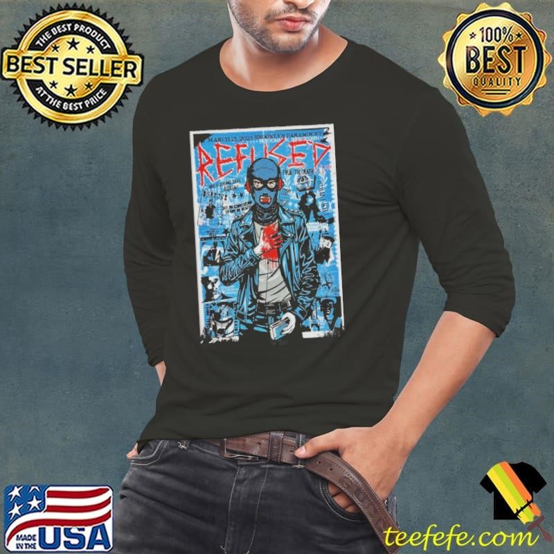 Refused Brooklyn Paramount Mar 21 2025 True Til Death Give Me Convenience Or Give Me Death Long Sleeve Tee