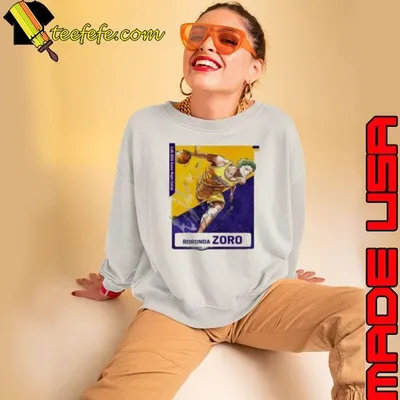 Roronoa Zoro Los Angeles Lakers X One Piece anime Shirt