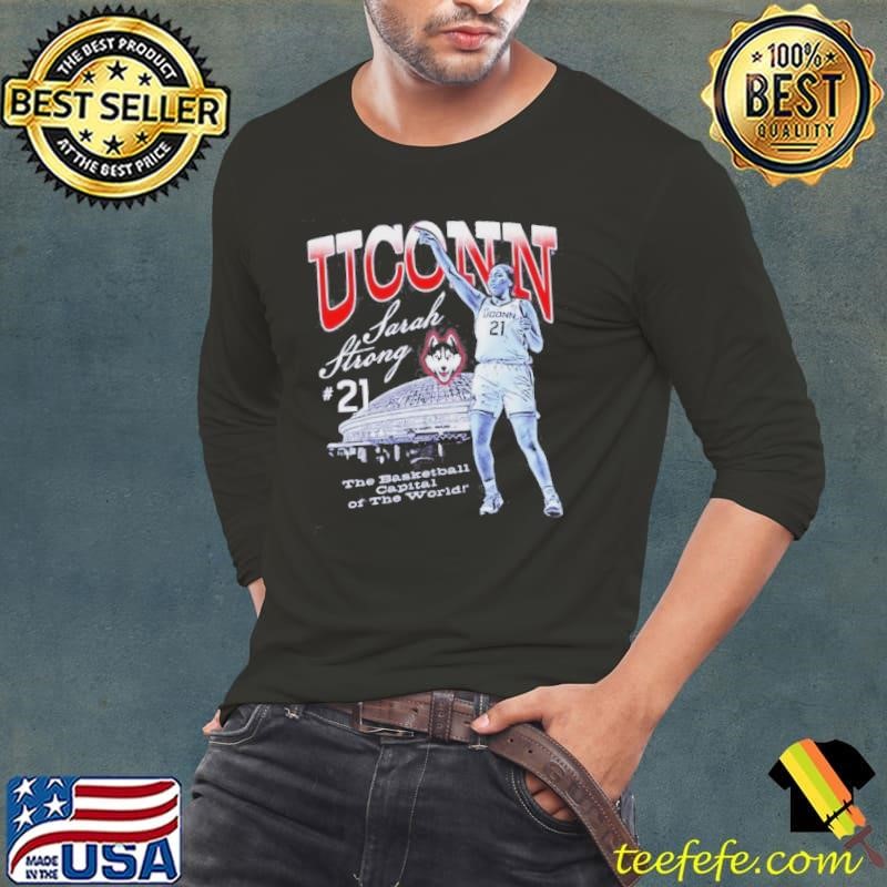 Sarah Strong UConn Huskies The Basketball Capital Of The World Long Sleeve Tee