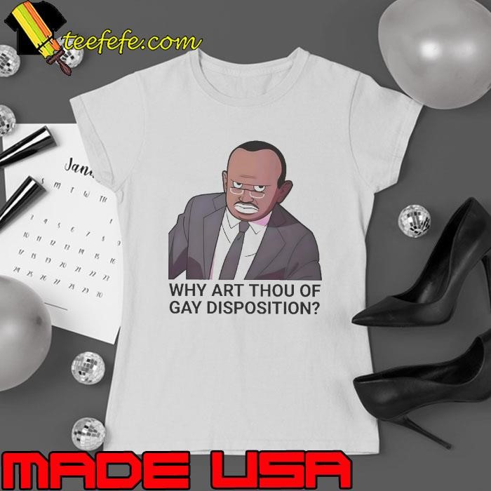 Simon Kaggwa Njala Why Art Thou Of Gay Disposition Ladies tee