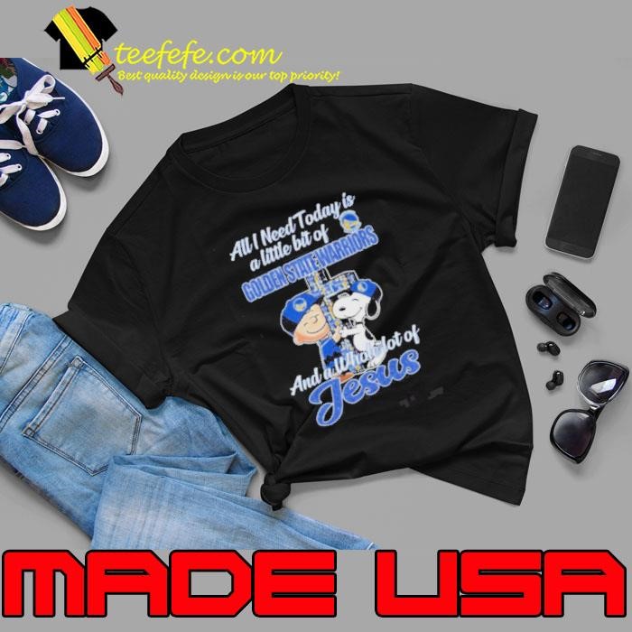 Snoopy And Charlie Brown Golden State Warriors I Can Do All Things Through Christ Who Strengthens Me Unisex