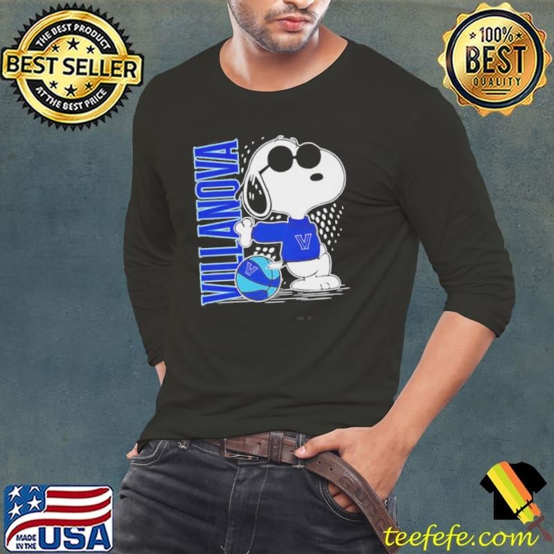 Snoopy Standing Villanova Long Sleeve Tee