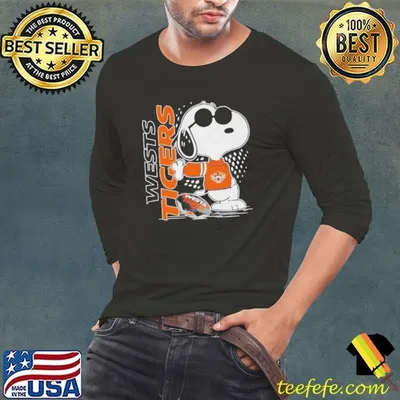 Snoopy Wests Tigers Football Shirt