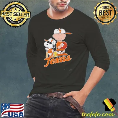 Snoopy Woodstock And Charlie Texas Baseball Shirt