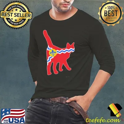 St Louis Flag Cat Butt Shirt