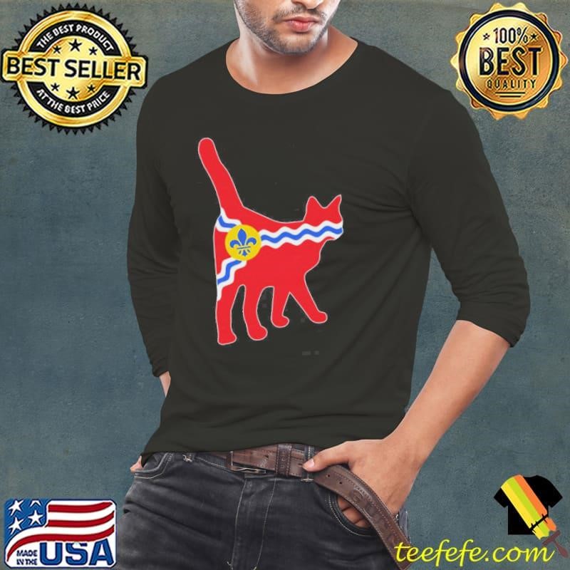 St Louis Flag Cat Butt Shirt