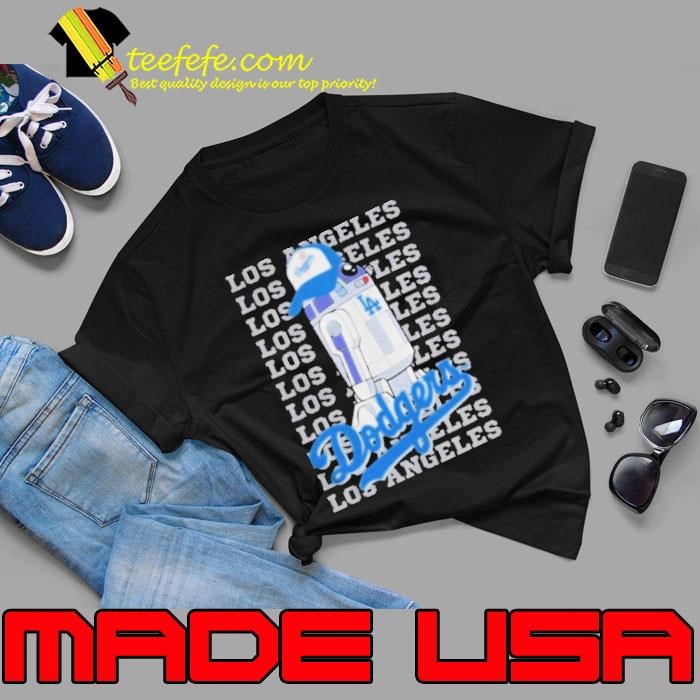Star Wars R2 D2 Los Angeles Dodgers shirt