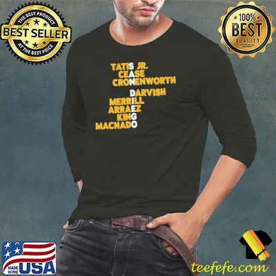Tatis Jr Cease Cronenworth San Diego Padres baseball Names 2025 shirt