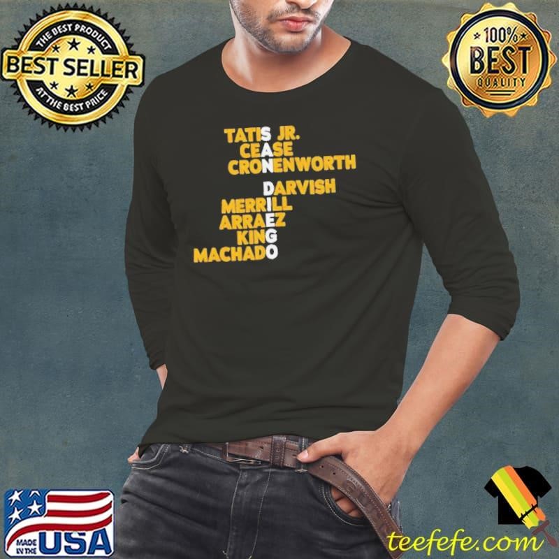 Tatis Jr Cease Cronenworth San Diego Padres baseball Names 2025 shirt