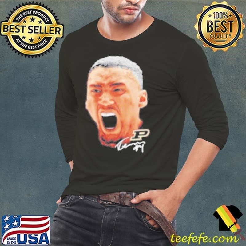 Trey Kaufman Renn Purdue Boilermakers signature big head Shirt