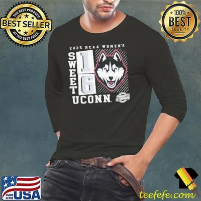 UConn Huskies 2025 NCAA Women’s Basketball Tournament March Madness Sweet 16 No Look Pass shirt