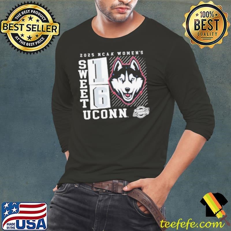 UConn Huskies 2025 NCAA Women’s Basketball Tournament March Madness Sweet 16 No Look Pass shirt