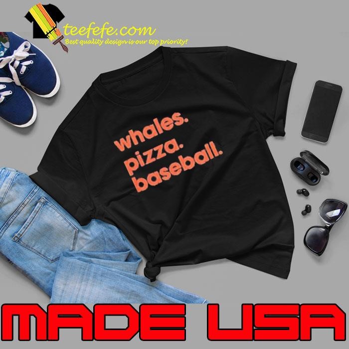 Whales pizza baseball Unisex