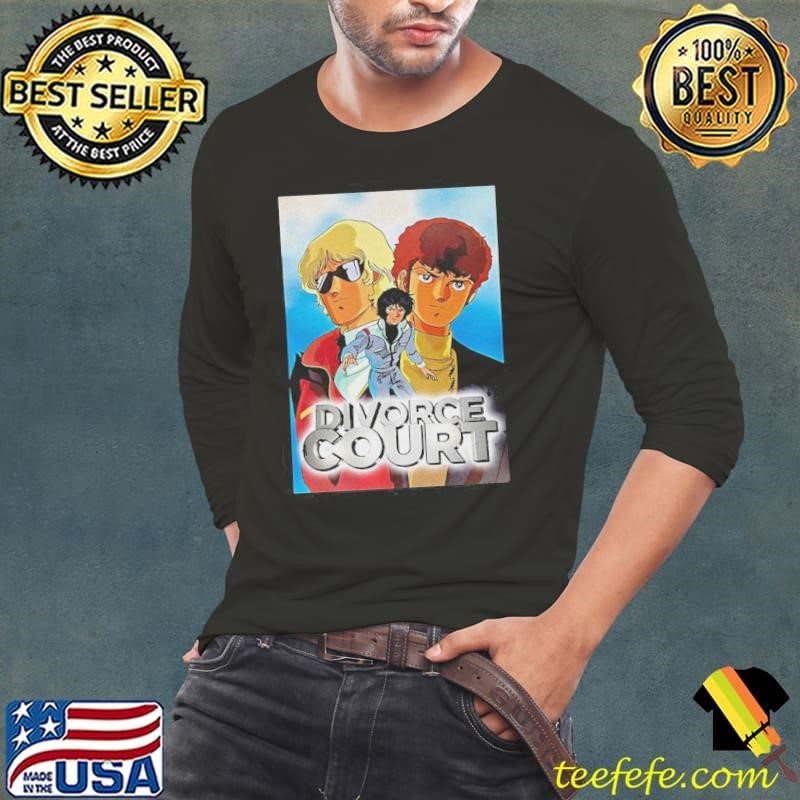 Zeta Gundam Divorce Court Long Sleeve Tee