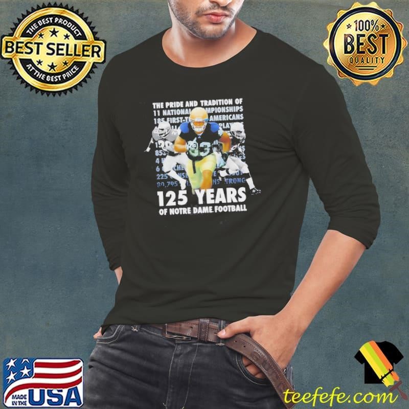125 Years Of Notre Dame Football Shirt