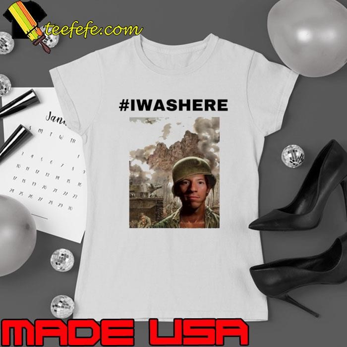 2000 yard stare i was here Ladies tee