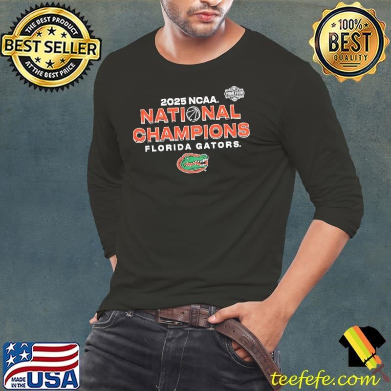 2025 NCAA Men’s Basketball National Champions Florida Gators Long Sleeve Tee