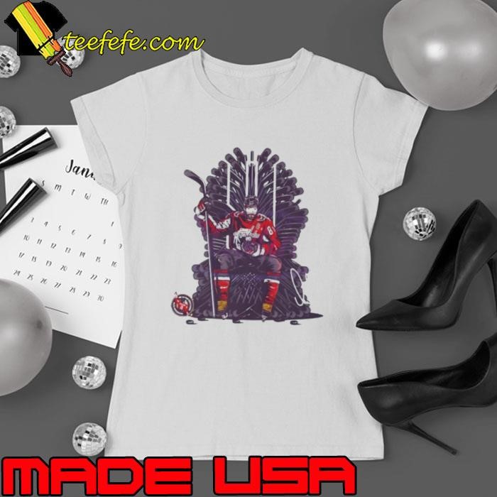 Alex Ovechkin 895 Career Goals Throne Ladies tee