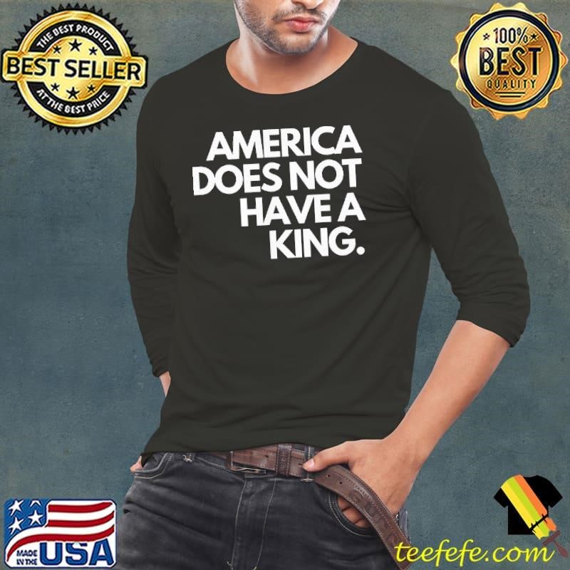 America does not have a king shirt