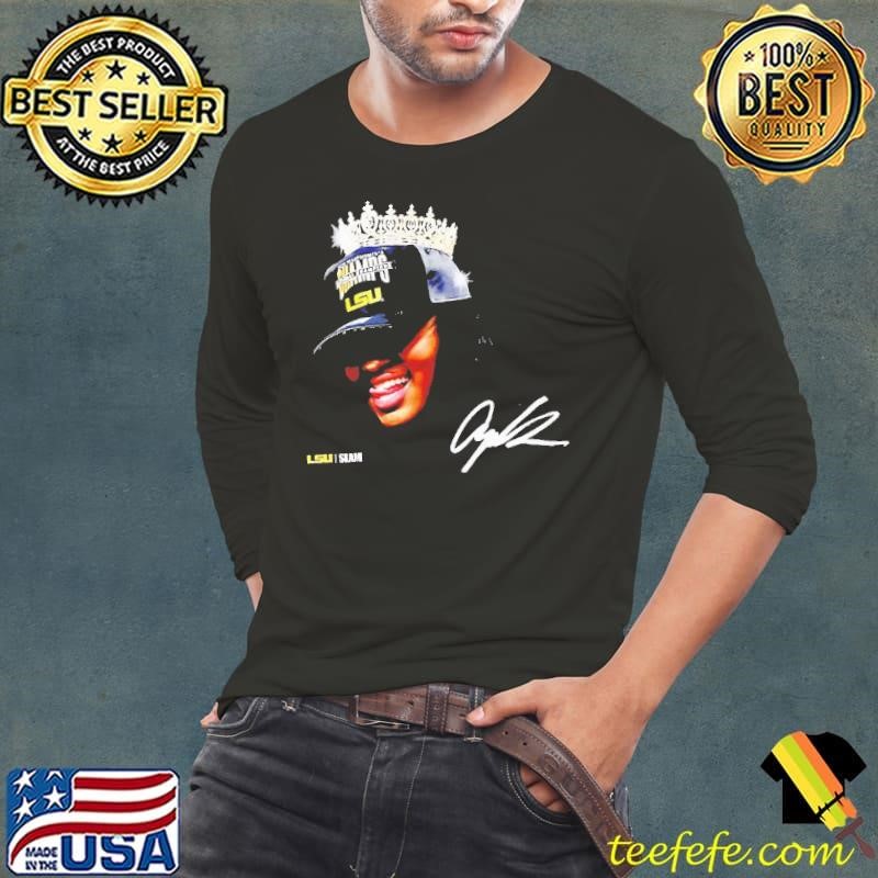 Angel Reese LSU Tigers Legend signature shirt