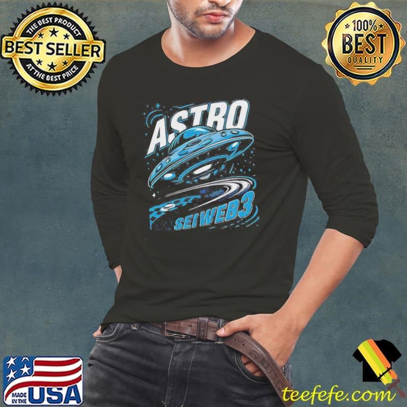 Astro SEIWEB3 Futuristic UFO Space Adventure Shirt