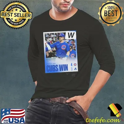 Back In The Win Column MLB Chicago Cubs Win 4-3 Arizona Diamondbacks Final Score March 29 2025 shirt