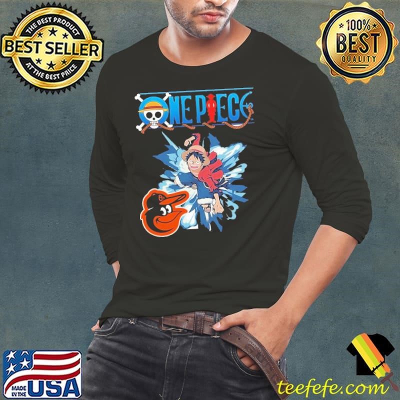 Baltimore Orioles One Piece Monkey D. Luffy shirt
