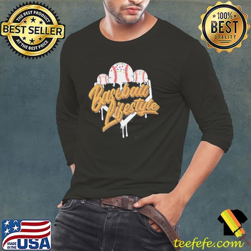 Baseball Lifestyle Ice Cream Long Sleeve Tee