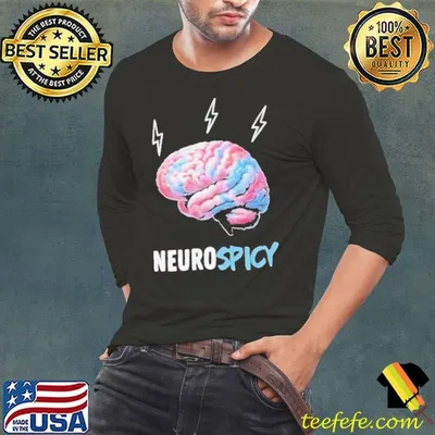 Beachgem neurospicy brain shirt