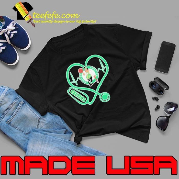 Boston Celtics Caring Hearts Nurses Unisex