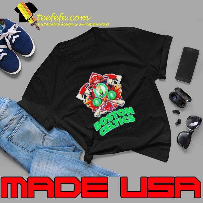 Boston Celtics Logo And Fire Equipment Unisex