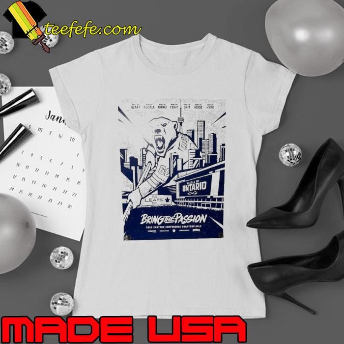 Bring the Passion Battle of Ontario Toronto Maple Leafs Ladies tee