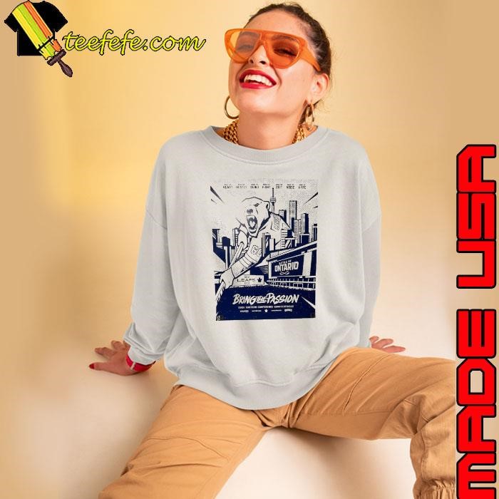 Bring the Passion Battle of Ontario Toronto Maple Leafs Sweatshirt